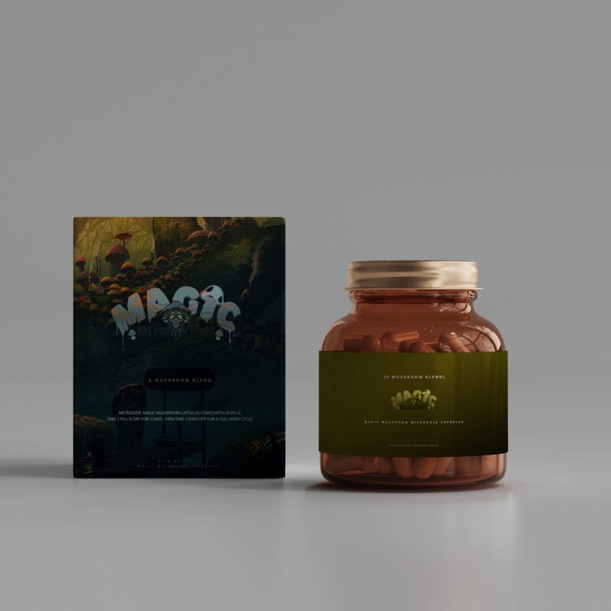 MICRODOSE SHROOMS – 6 MUSHROOM BLEND